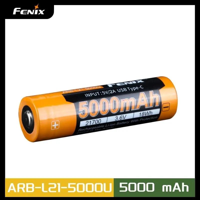 뷮  Fenix ARB-L21-5000U  21700 Ƭ ̿ ͸, USB CŸ  ̽ , 5000mAh